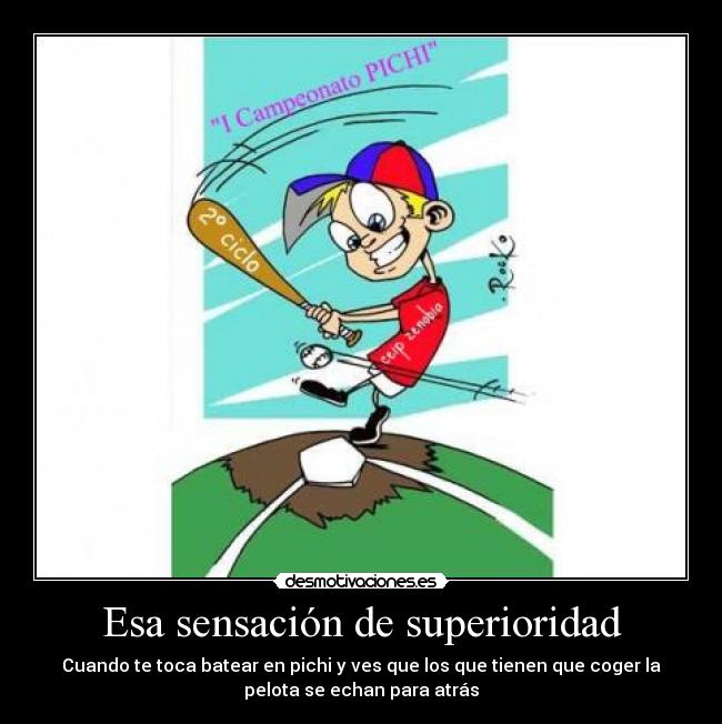 Esa sensación de superioridad - 