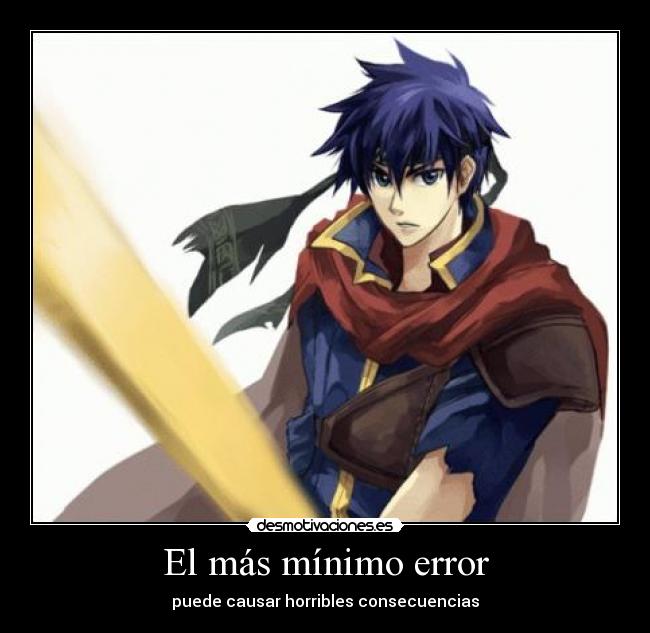 El más mínimo error -