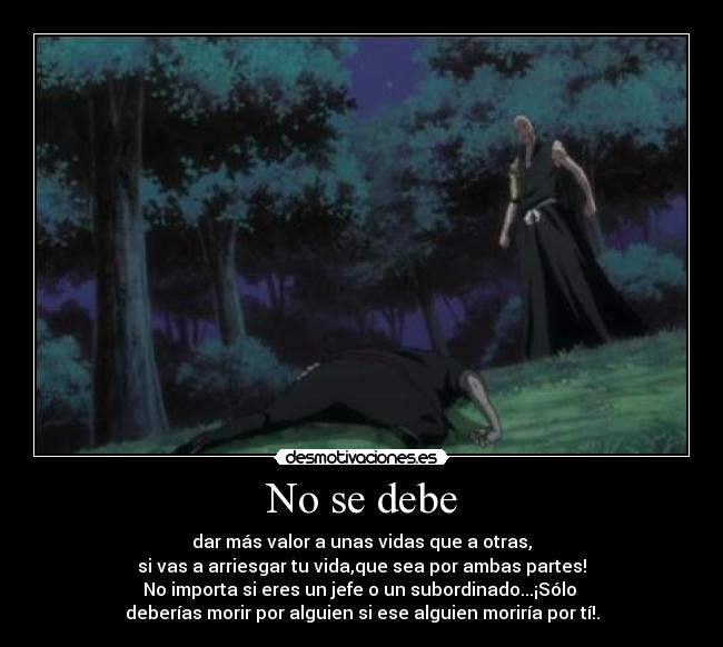 No se debe -