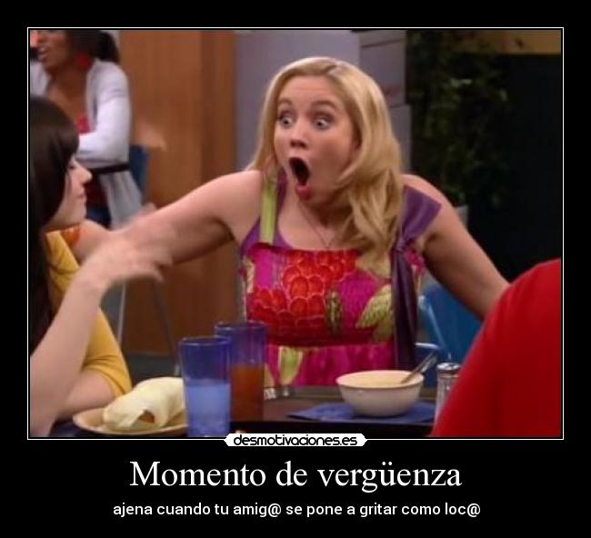 Momento de vergüenza -
