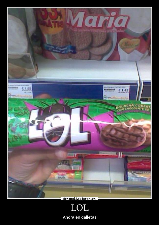 LOL - Ahora en galletas