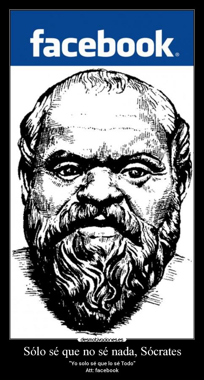 Sólo sé que no sé nada, Sócrates -