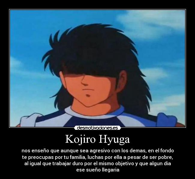 carteles super campeones steve hyuga echos reales familias pobreza futbol desmotivaciones