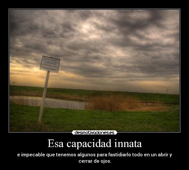 Esa capacidad innata - 