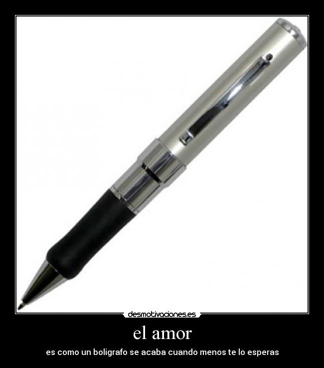 el amor -