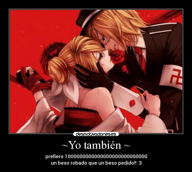 carteles anime beso robado desmotivaciones