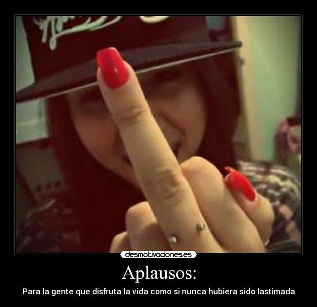 Aplausos: - 