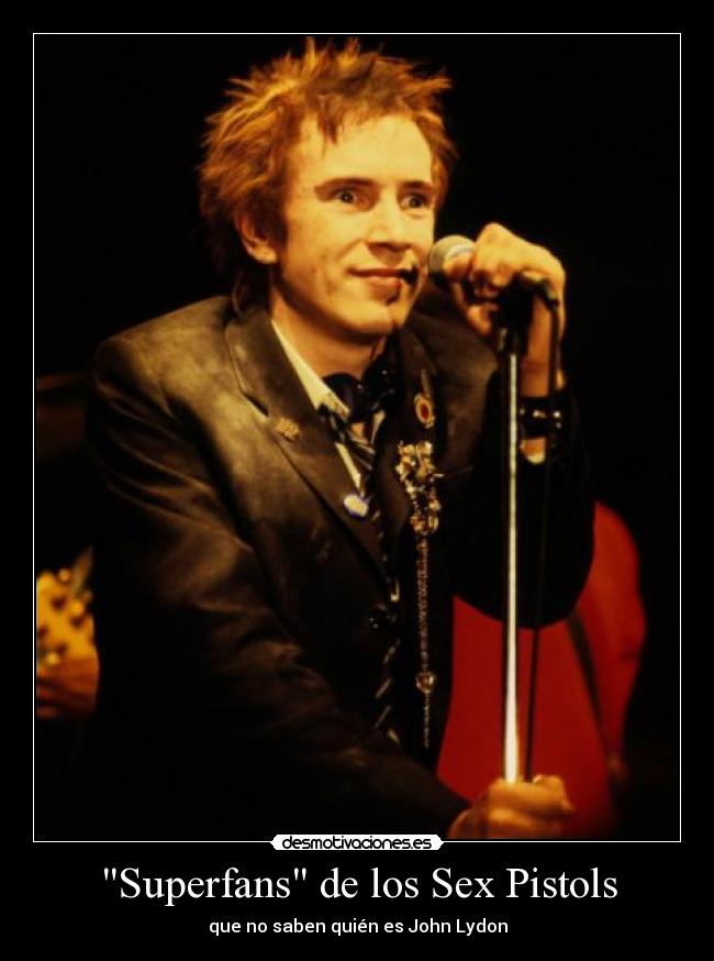 Superfans de los Sex Pistols - que no saben quién es John Lydon