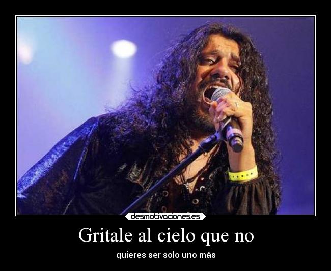 Gritale al cielo que no - 