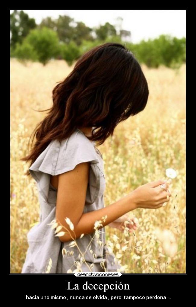 La decepción -