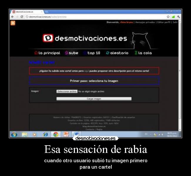 Esa sensación de rabia - 