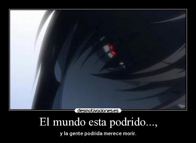carteles mundo death note kira desmotivaciones
