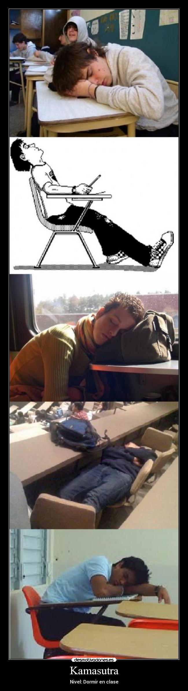 Kamasutra - Nivel: Dormir en clase