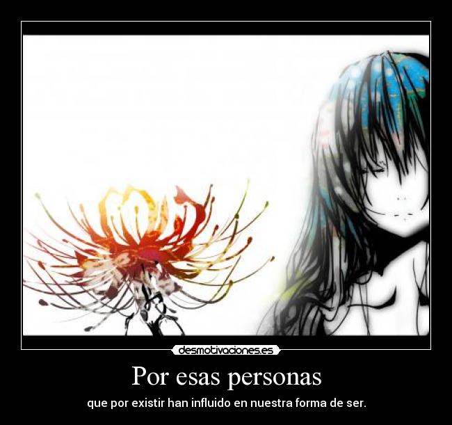Por esas personas -