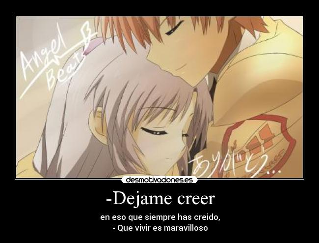 -Dejame creer - 