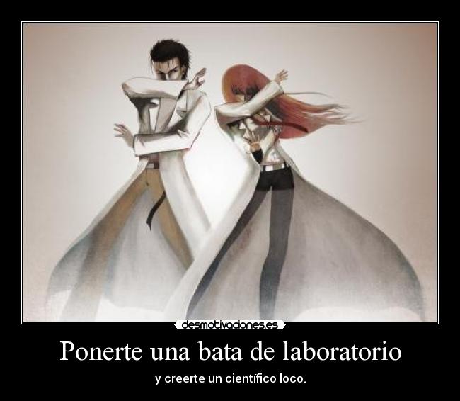 Ponerte una bata de laboratorio - 