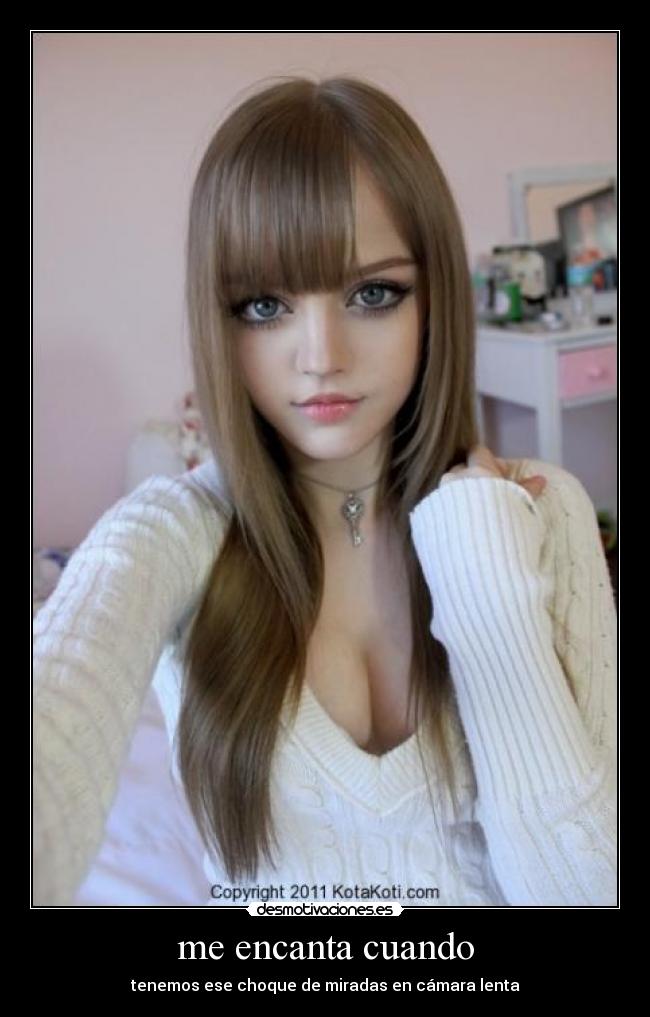 me encanta cuando - tenemos ese choque de miradas en cámara lenta