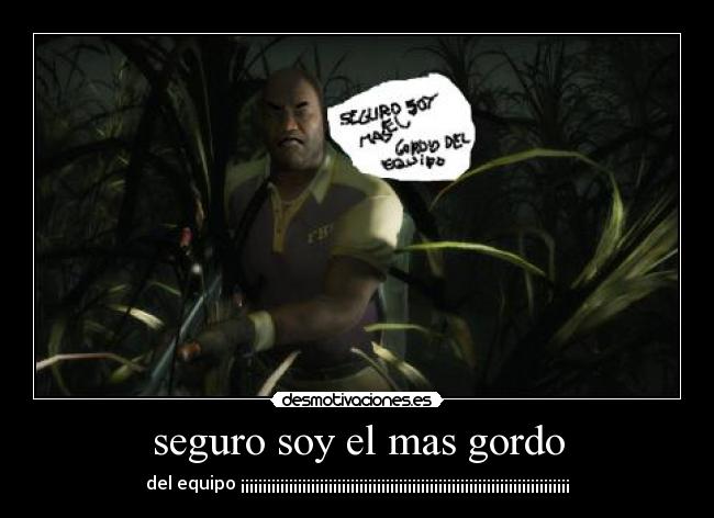 seguro soy el mas gordo - 