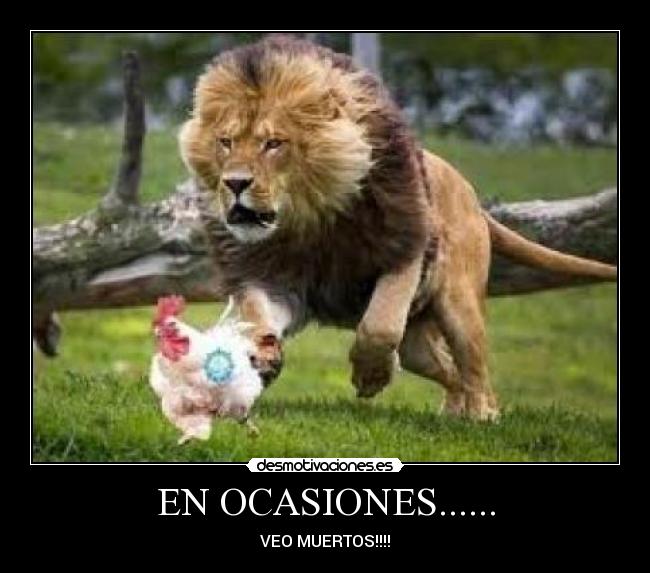 EN OCASIONES...... - VEO MUERTOS!!!!
