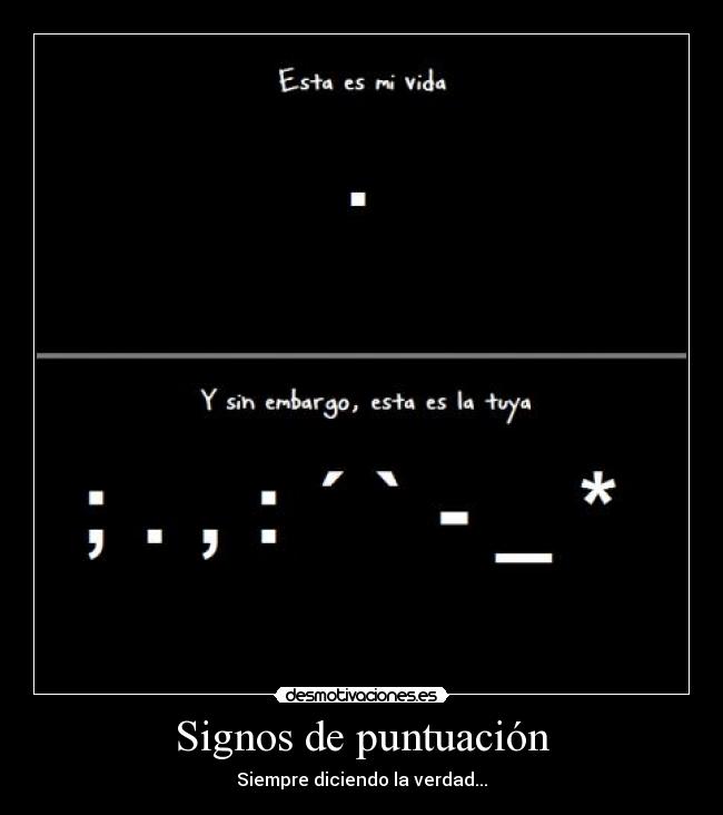 Signos de puntuación -