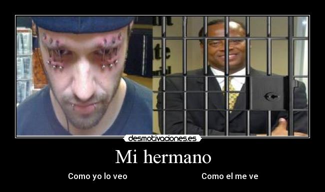 Mi hermano - Como yo lo veo Como el me ve