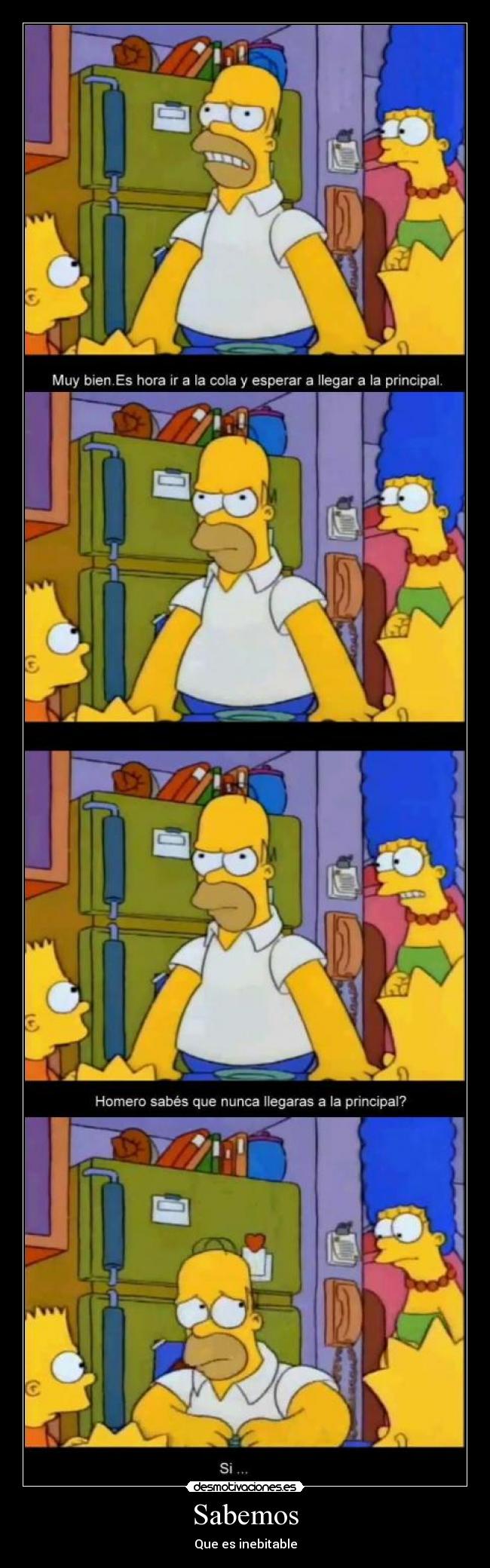 Sabemos - Que es inebitable