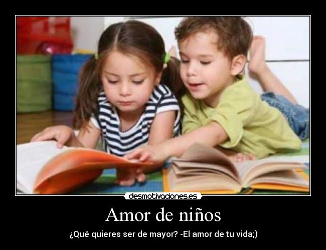 Amor de niños -