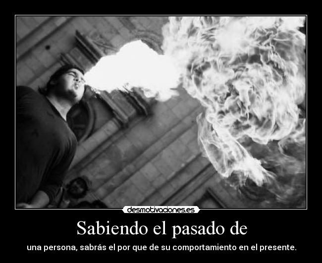 Sabiendo el pasado de -