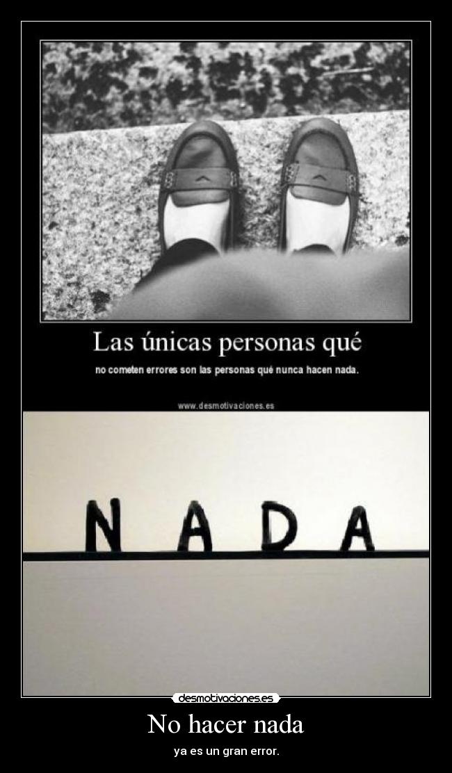 No hacer nada - 