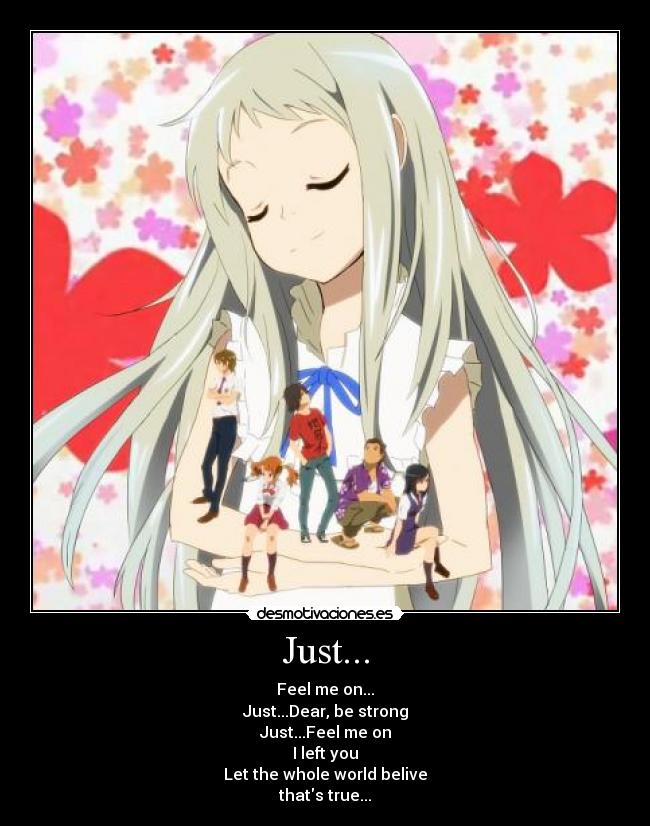 carteles ano mita hana namae bokutachi mada shiranai left you insert song desmotivaciones