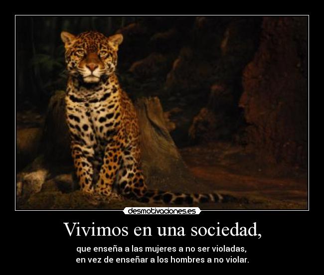 Vivimos en una sociedad, -