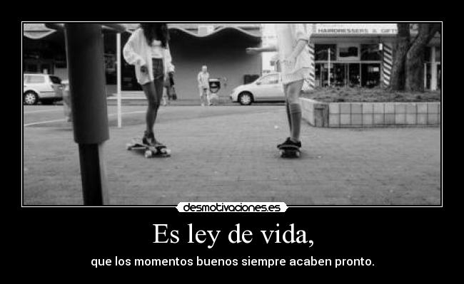 Es ley de vida, - 
