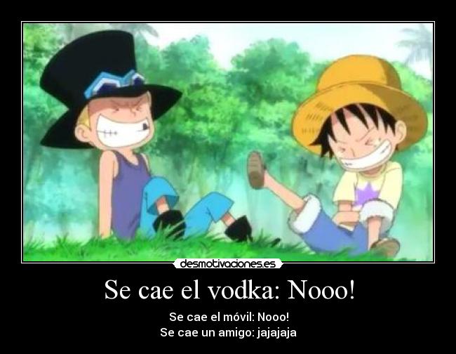 Se cae el vodka: Nooo! - 