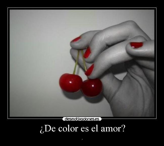 ¿De color es el amor? -