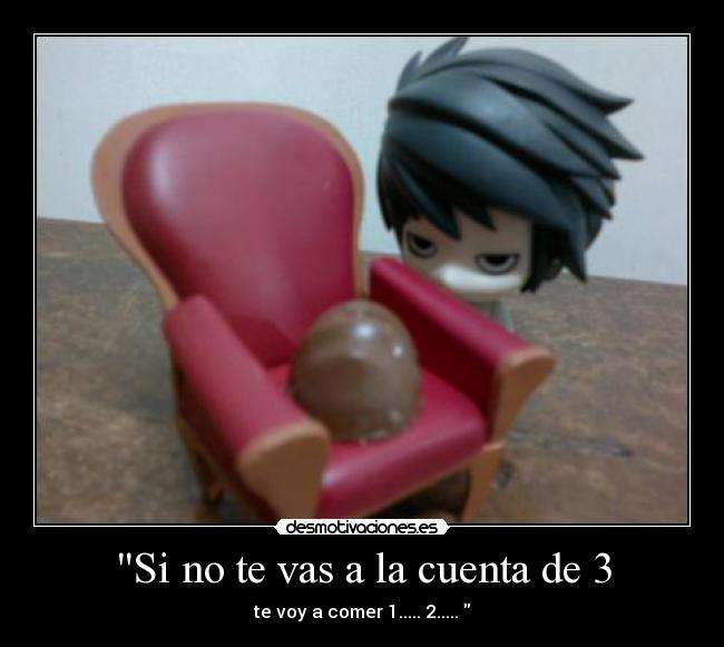 carteles lawliet ryuuzaki ryuga hideki deathnote nendroid desmotivaciones