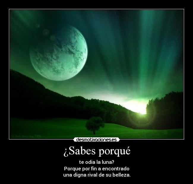 ¿Sabes porqué -