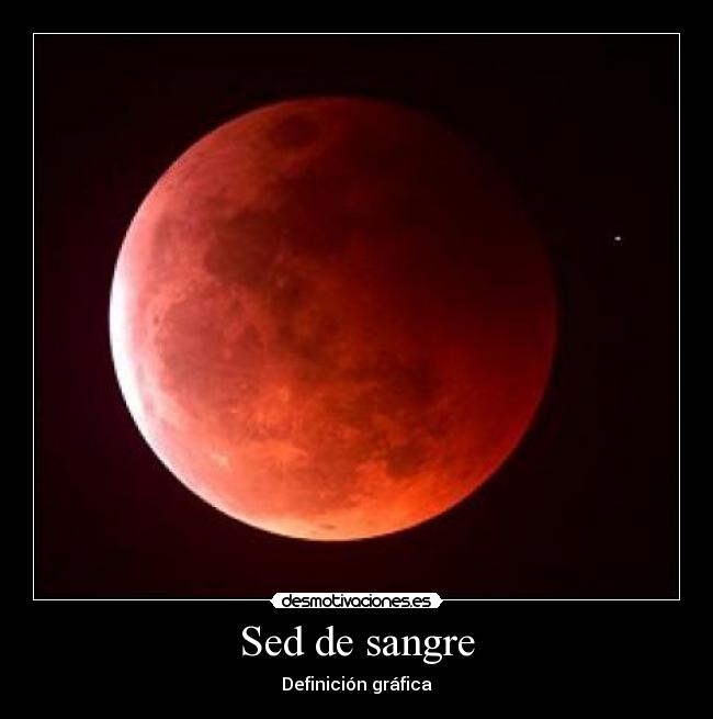 Sed de sangre -