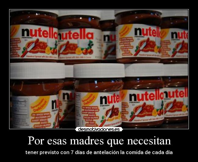 Por esas madres que necesitan -