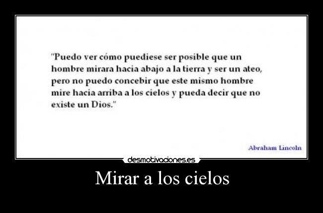 Mirar a los cielos - 