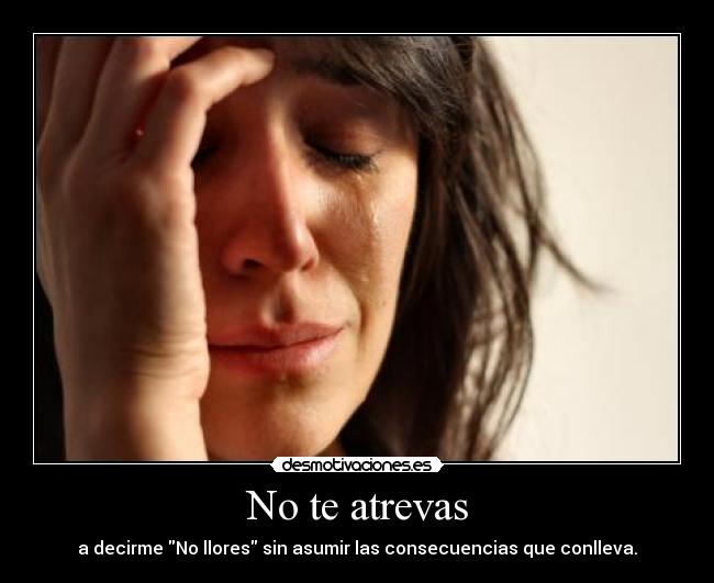 No te atrevas -