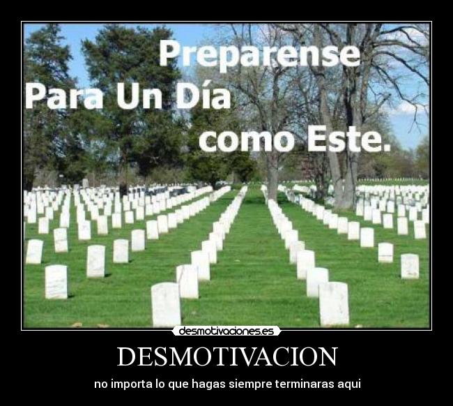 DESMOTIVACION -