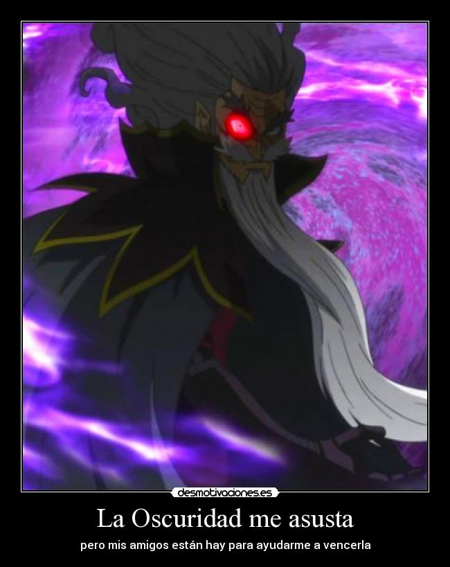 La Oscuridad me asusta -