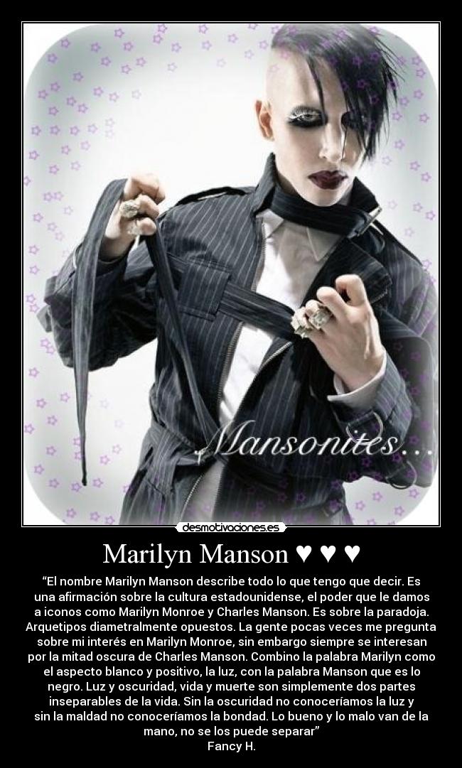 Marilyn Manson ♥ ♥ ♥ - 