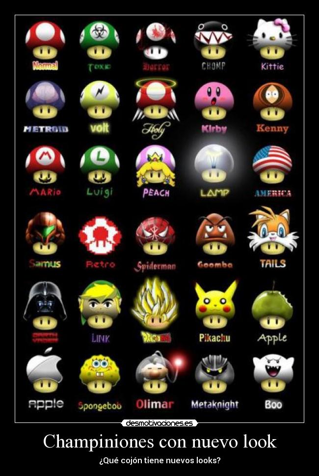 Champiniones con nuevo look -