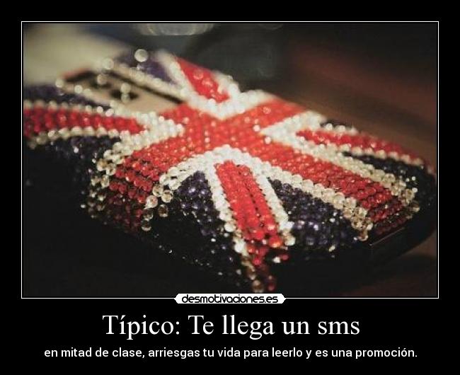 Típico: Te llega un sms - 