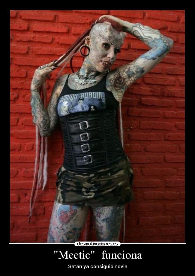 Meetic  funciona - Satán ya consiguió novia