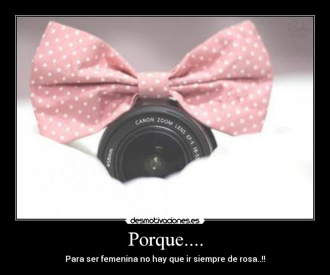 Porque.... -
