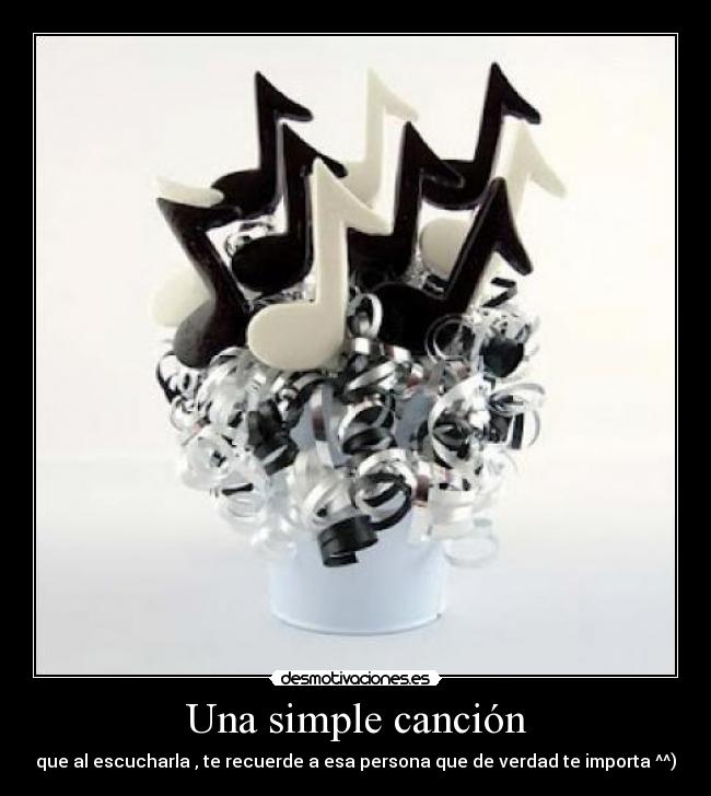 Una simple canción -