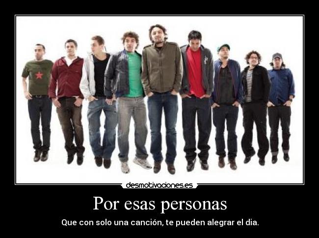 Por esas personas - 