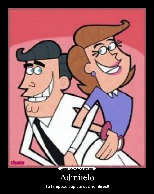 Admitelo - Tu tampoco supiste sus nombres!!